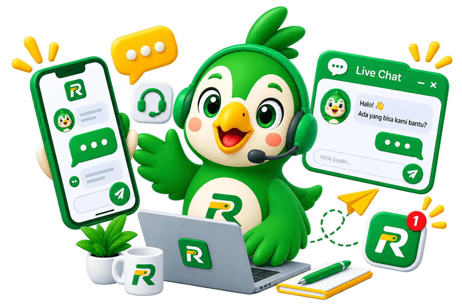 Live Chat Aplikasi RpDana